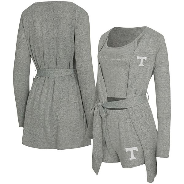 

Женский комплект из топа, шорт и халата concepts sport gray tennessee volunteers rigor Unbranded
