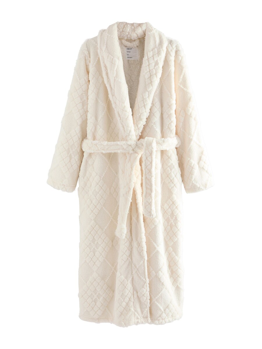 

Длинный халат Next, кремовый