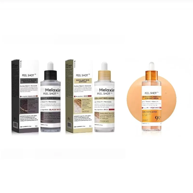 Сыворотка Ailisk — Drmelaxinn Peel Shot с ниацинамидом и экстрактом риса , Black Rice + White Rice + Turmeric, 80 мл