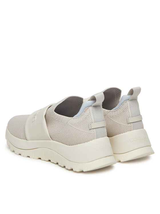 Кроссовки Runner Slip On - He Nappa HW0HW02415 Calvin Klein, экрю — фото 3