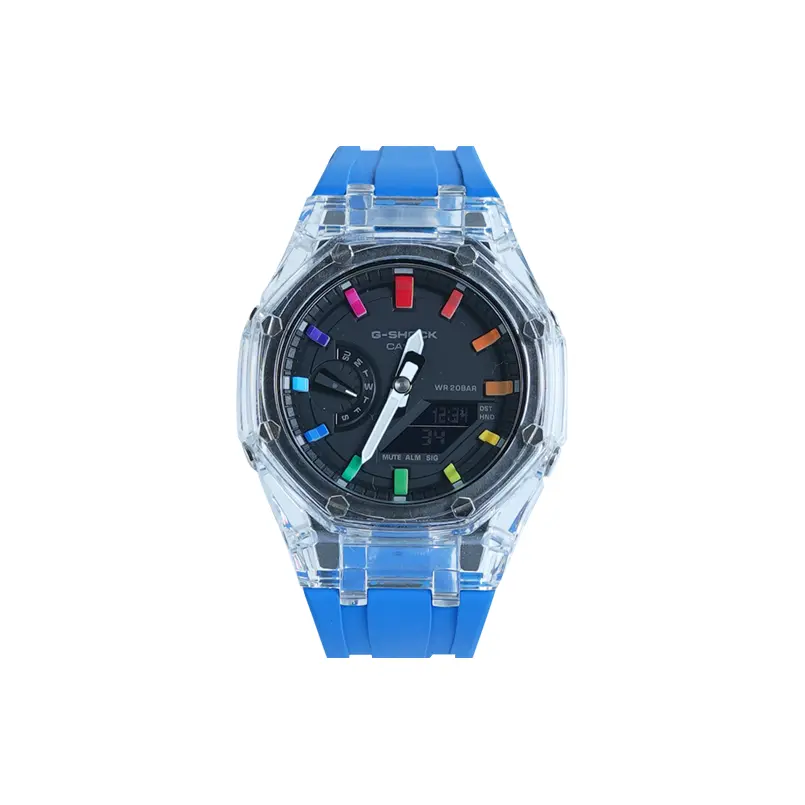 

CASIO Часы Men Liquid Crystal/Analog Dual Display Series 48.5mm Black Watch