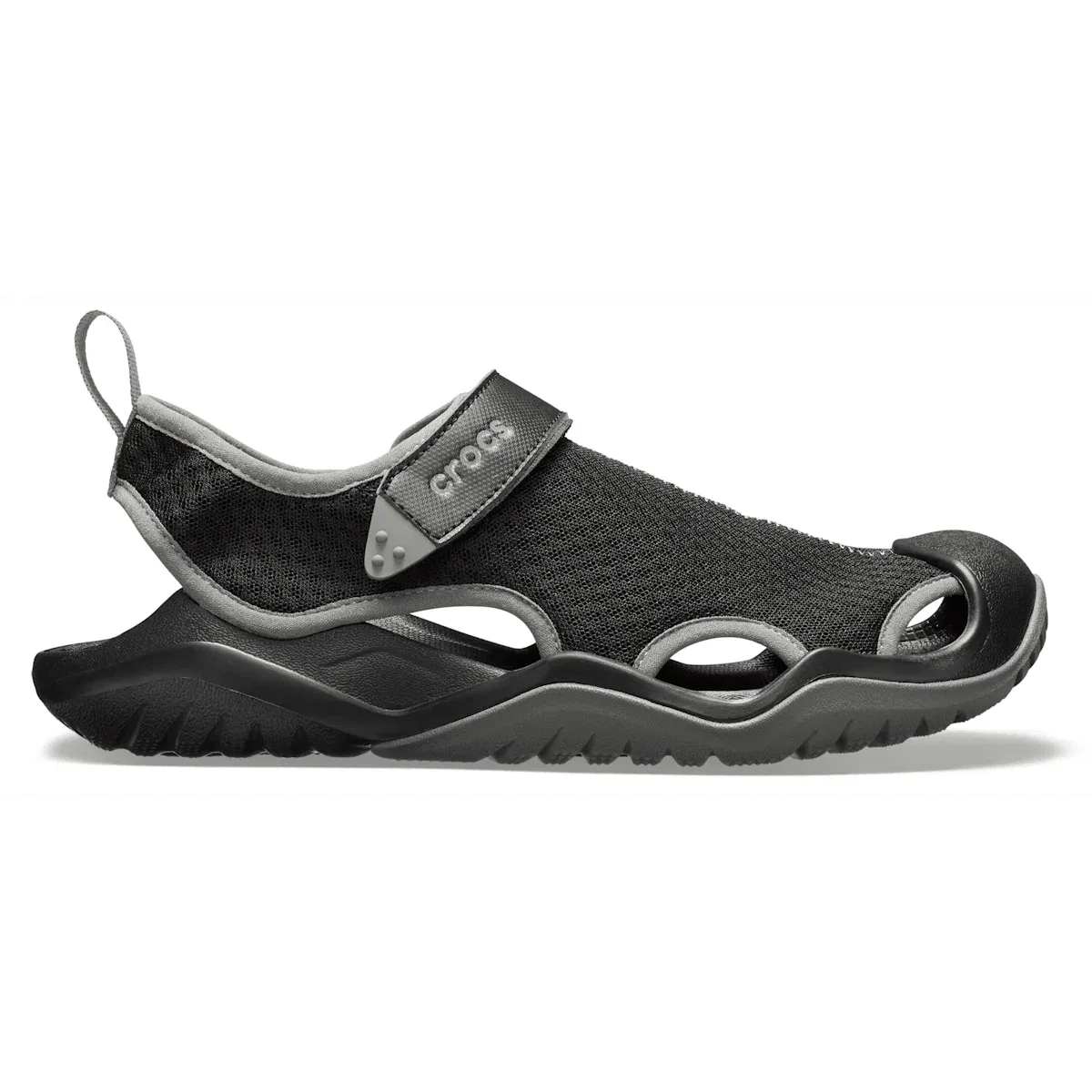 Мужские сандалии Swiftwater из сетчатой ткани Crocs, черный