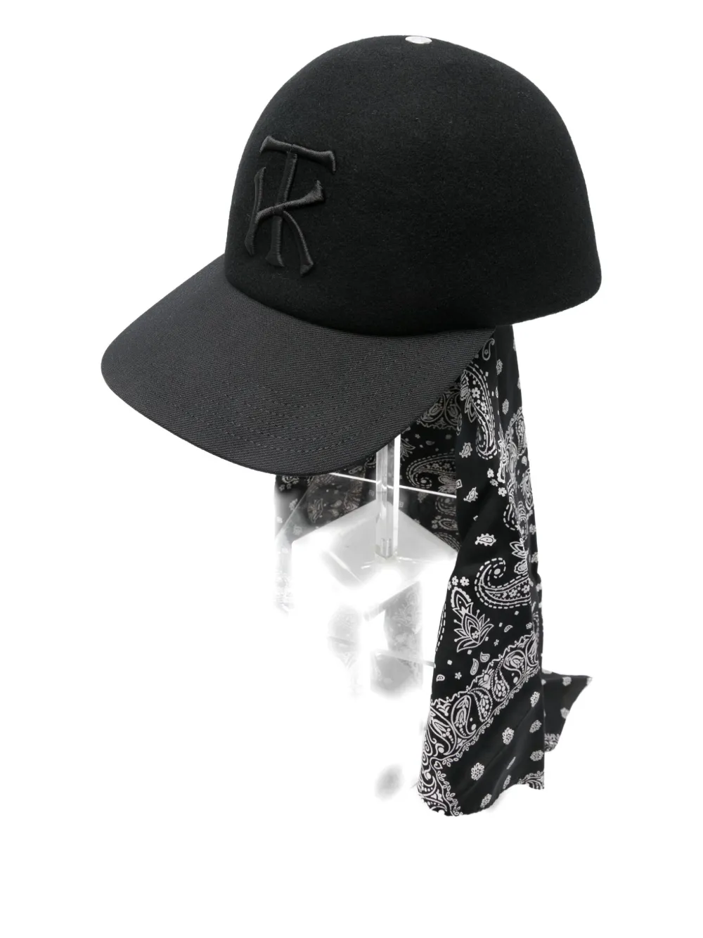 

Бейсболка со съёмным шарфом Kijima Takayuki, черный