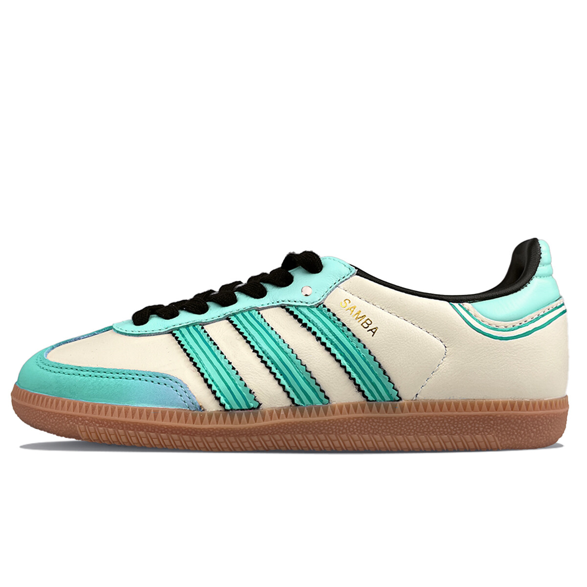 

Кроссовки adidas originals Samba Skateboarding Shoes Women's Low-top Beige/Green, синий