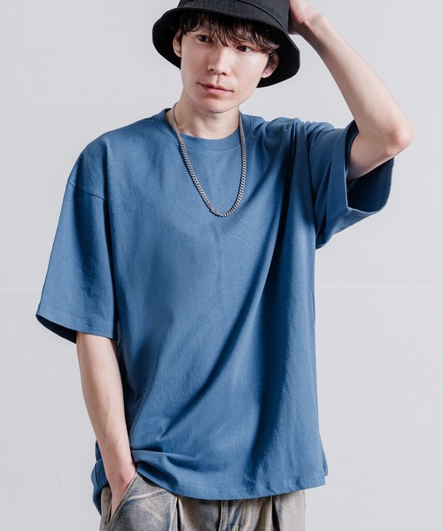 

Футболка с боковым кроем, короткий рукав SIDEWAY STANCE, темно-синий