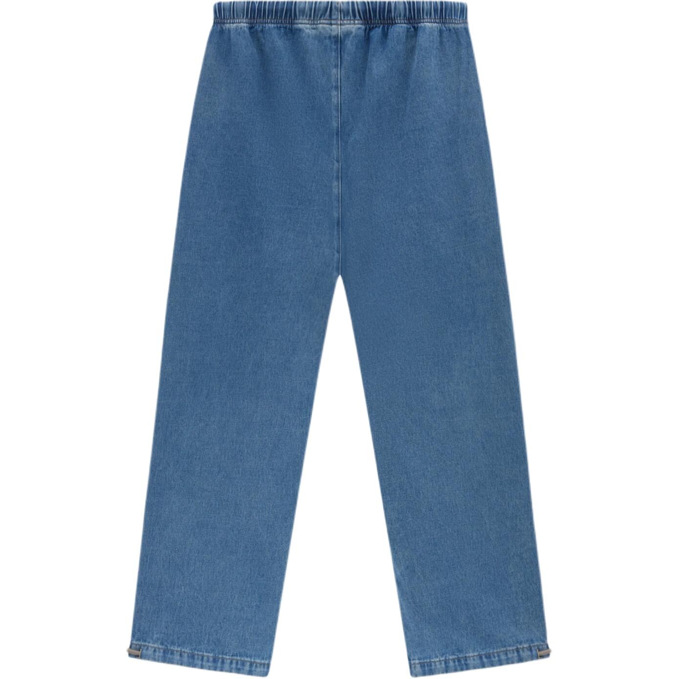 Джинсовые брюки для отдыха Core Collection Fear Of God Essentials, цвет Creek Blue/Med Wash — фото 2