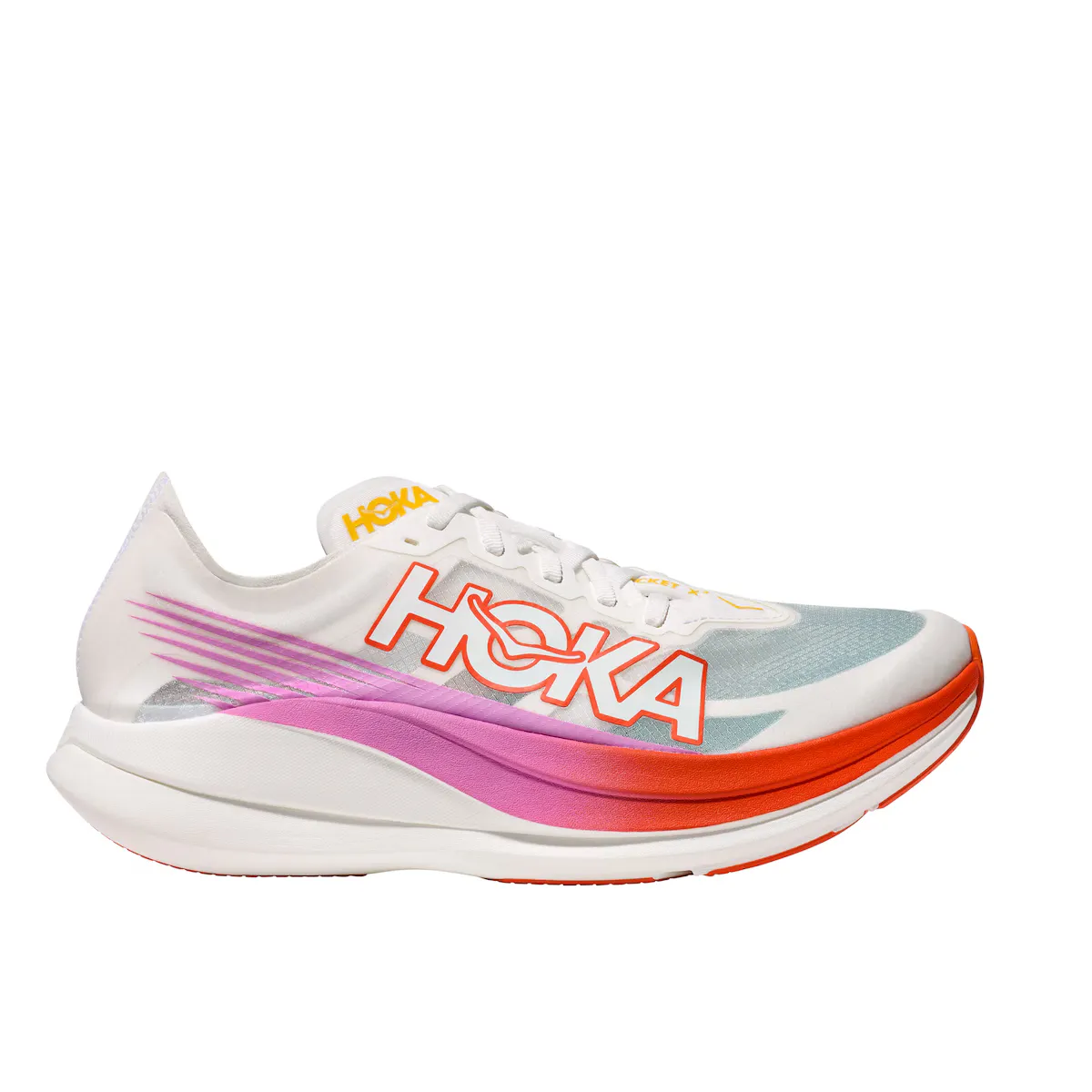 

Кроссовки Hoka Rocket X 2 унисекс, белый/розовый