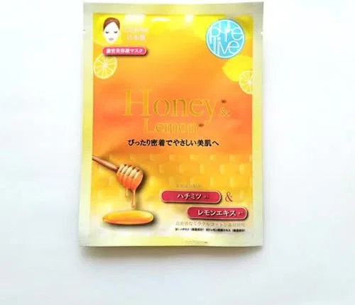 Маска для лица Purelive — J Plus Mask HL Honey & Lemon Extract, 23 мл — фото 3