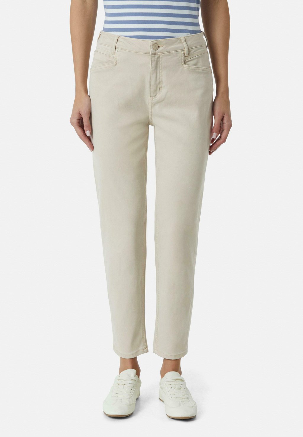 

Джинсы облегающего кроя BROEK comma casual identity, песочный