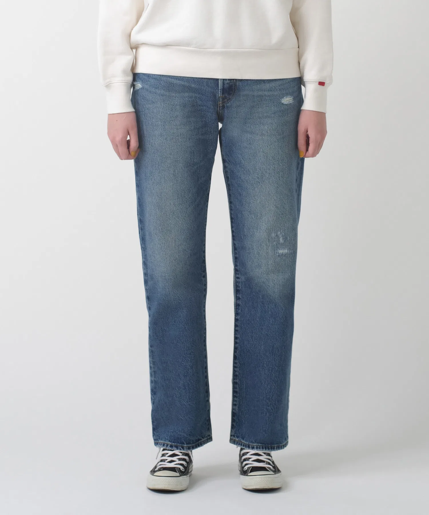 Джинсы Levi's 501 (R) 90-х годов, цвет «средний индиго».