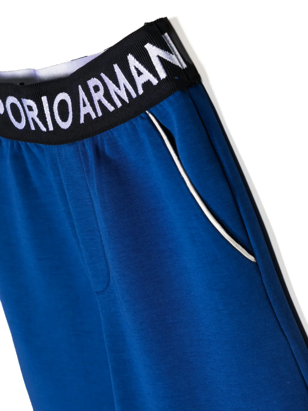 Спортивный костюм с логотипом Emporio Armani Kids, синий — фото 3