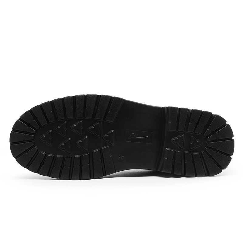 WARRIOR Мужские повседневные туфли из искусственной кожи Matte Black — фото 4