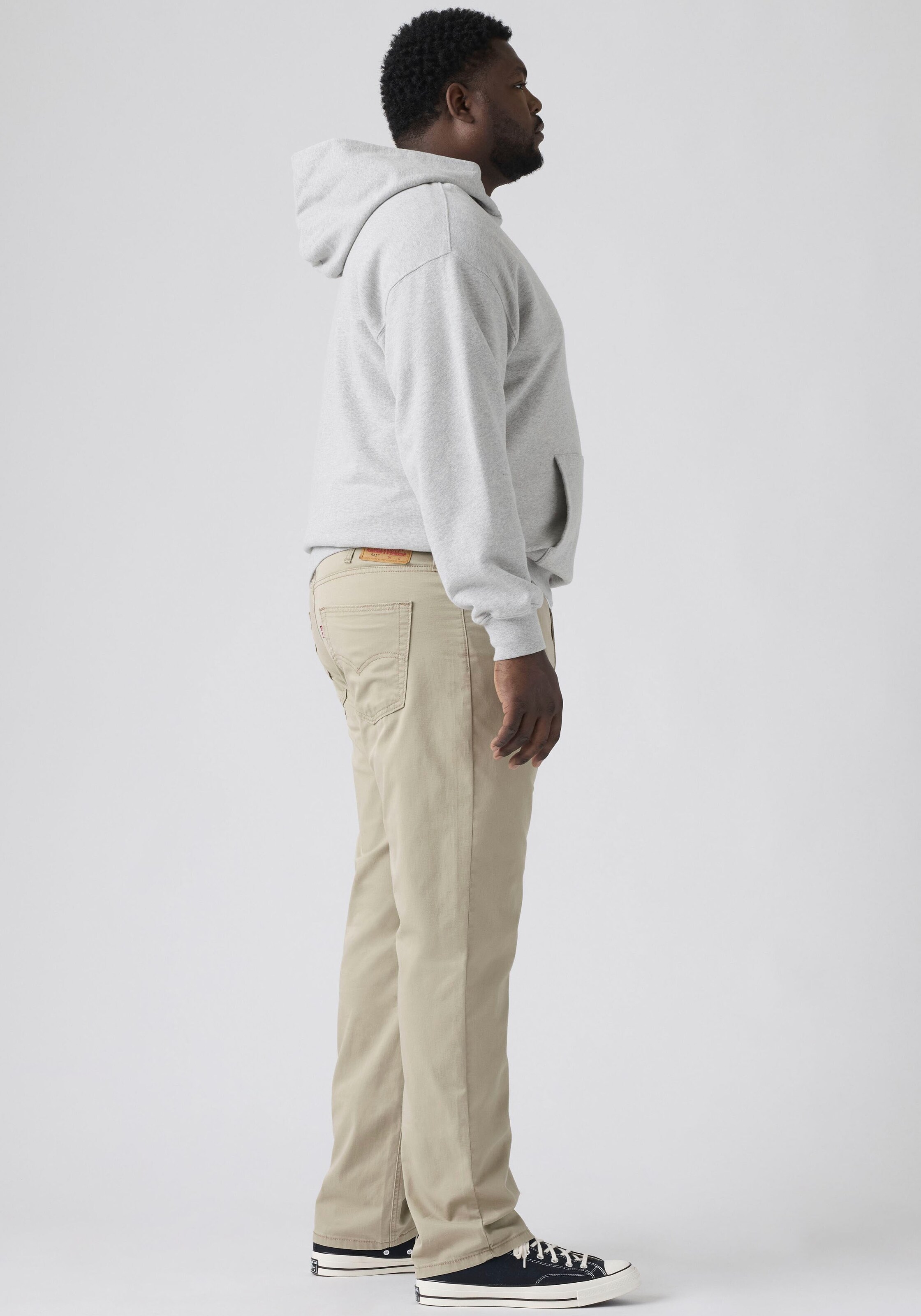Levi's Big & Tall Джинсы Regular '541' в бежевом цвете — фото 3