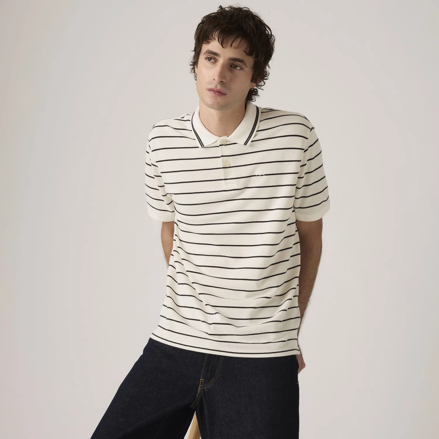 Оригинальная рубашка поло Levi's, White