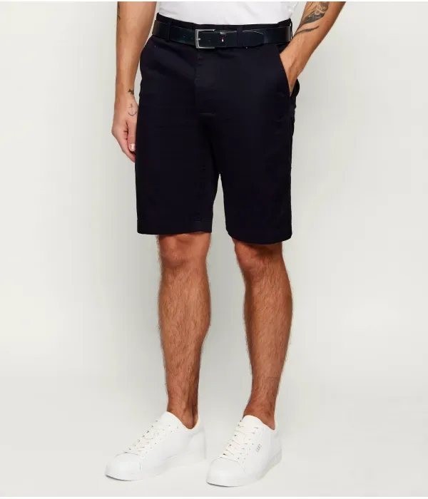 Шорты slim fit Lacoste, темно-синий