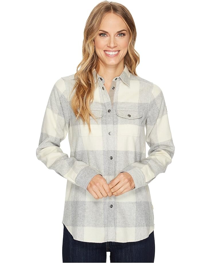 

Рубашка Fjällräven Canada, цвет Fog/Chalk White