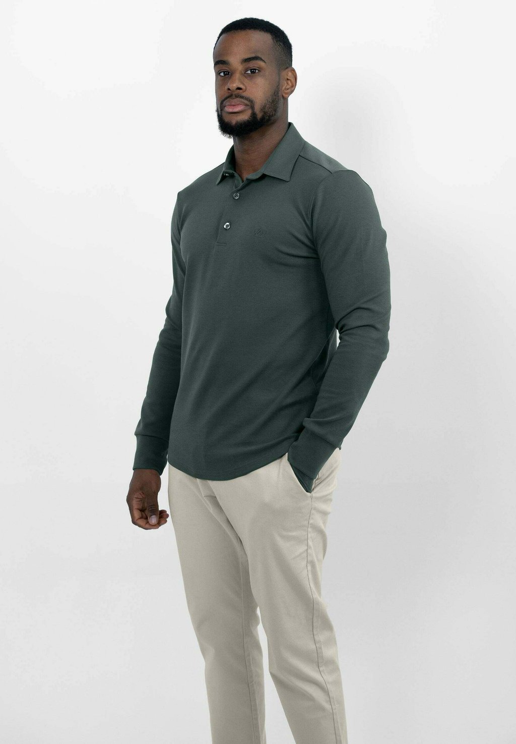 

Лонгслив Polo shirt Vercate, бирюзовый