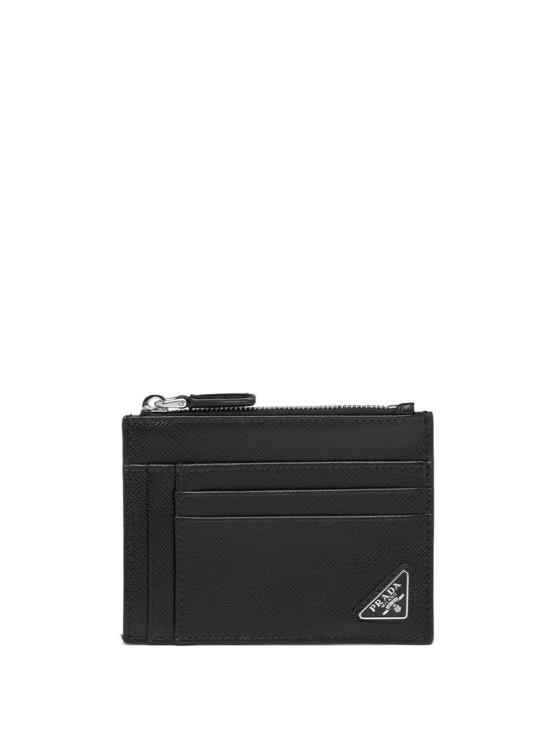 

Prada картхолдер с тисненым логотипом, черный