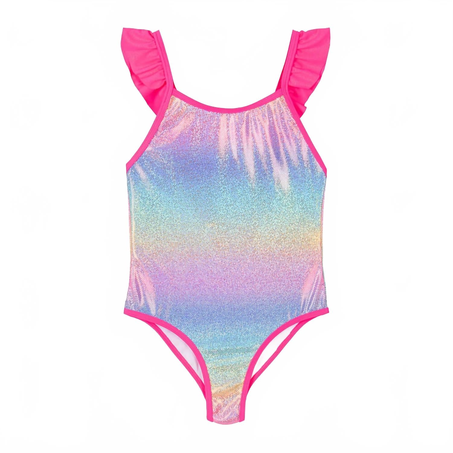 

Детские блестящие купальники разноцветные Billieblush, мультиколор