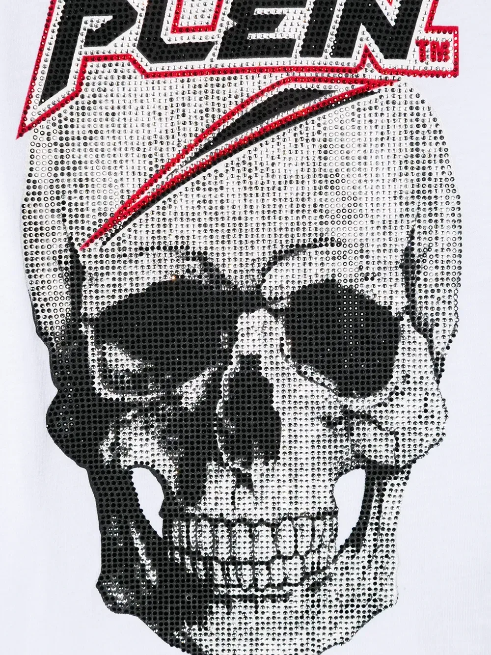 Футболка с круглым вырезом Philipp Plein Junior, белый — фото 3