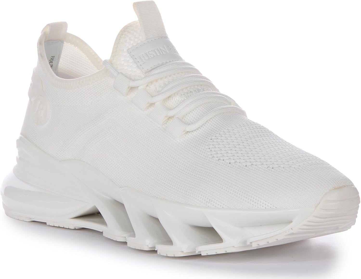 

Мужские кроссовки JUSTINREESS ENGLAND Bounce 5 с сеткой и шнуровкой, сочетание комфорта и сцепления, белый