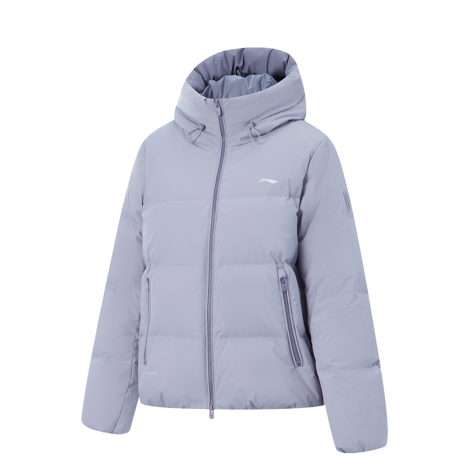 

LINING Пуховик женский серии "Фондю", Misty Gray Purple