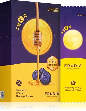 

Увлажняющая ночная маска для чувствительной и сухой кожи Frudia Honey Blueberry, 20× 5 ml