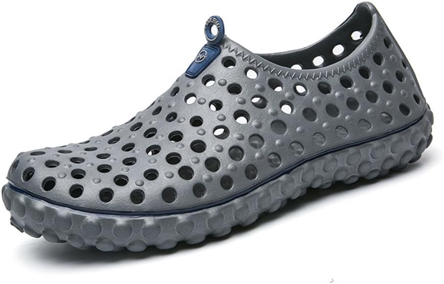 

LEADER SHOW Мужские летние пляжные дышащие сандалии, повседневные ультралегкие мягкие садовые туфли, серый