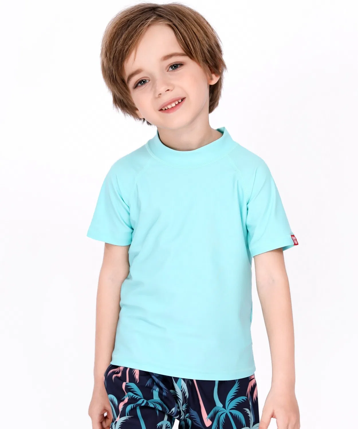 Рашгард детский с принтом, разноцветный