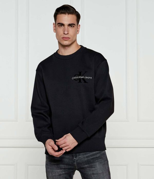 

Толстовка мужская Calvin Klein Jeans с логотипом, черный