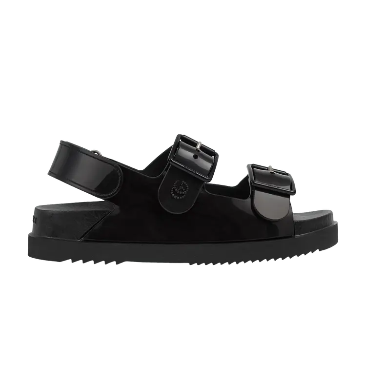 Кроссовки Gucci Wmns Mini Double G Sandal, черный