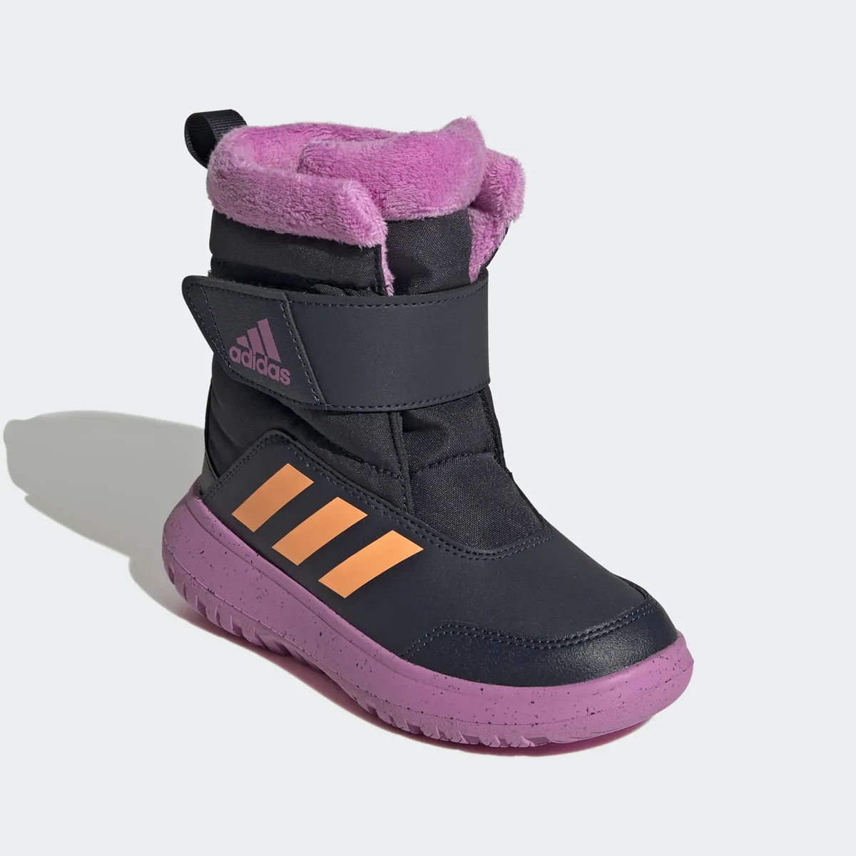 

Кроссовки Adidas Sportswear "WINTERPLAY BOOTS", с застежкой-липучкой, цвет Legend Ink / Beam Orange / Pulse Lilac