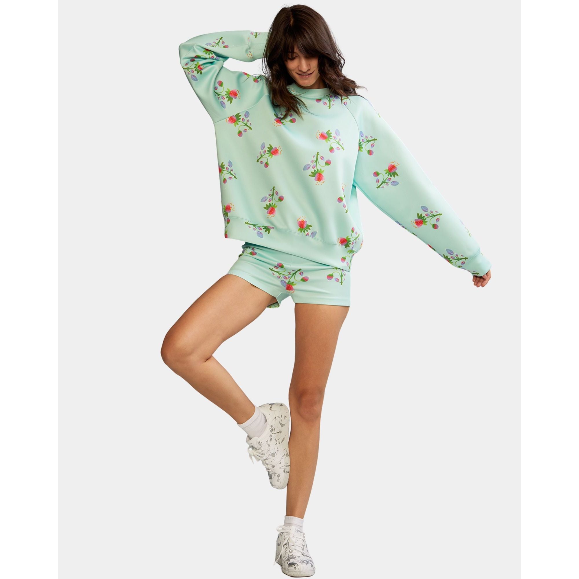 

Шорты Strawberry Bonded Cynthia Rowley, цвет mint