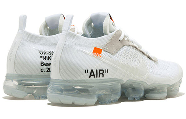 Кроссовки x off white air vapormax Nike, белый — фото 4
