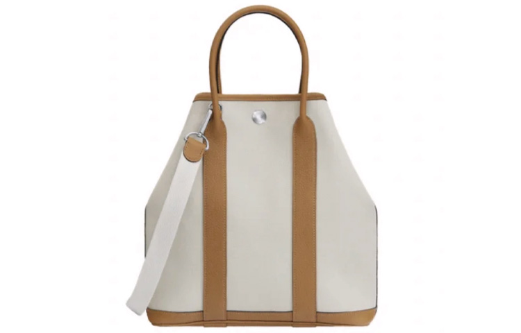 

Сумка-файл GARDEN Canvas из телячьей кожи Negondo, через плечо, кросс-боди унисекс Concrete Gray HERMES