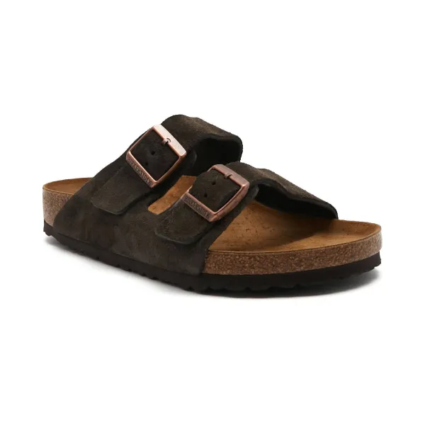 

Кожаные тапочки Arizona vl Birkenstock, коричневый