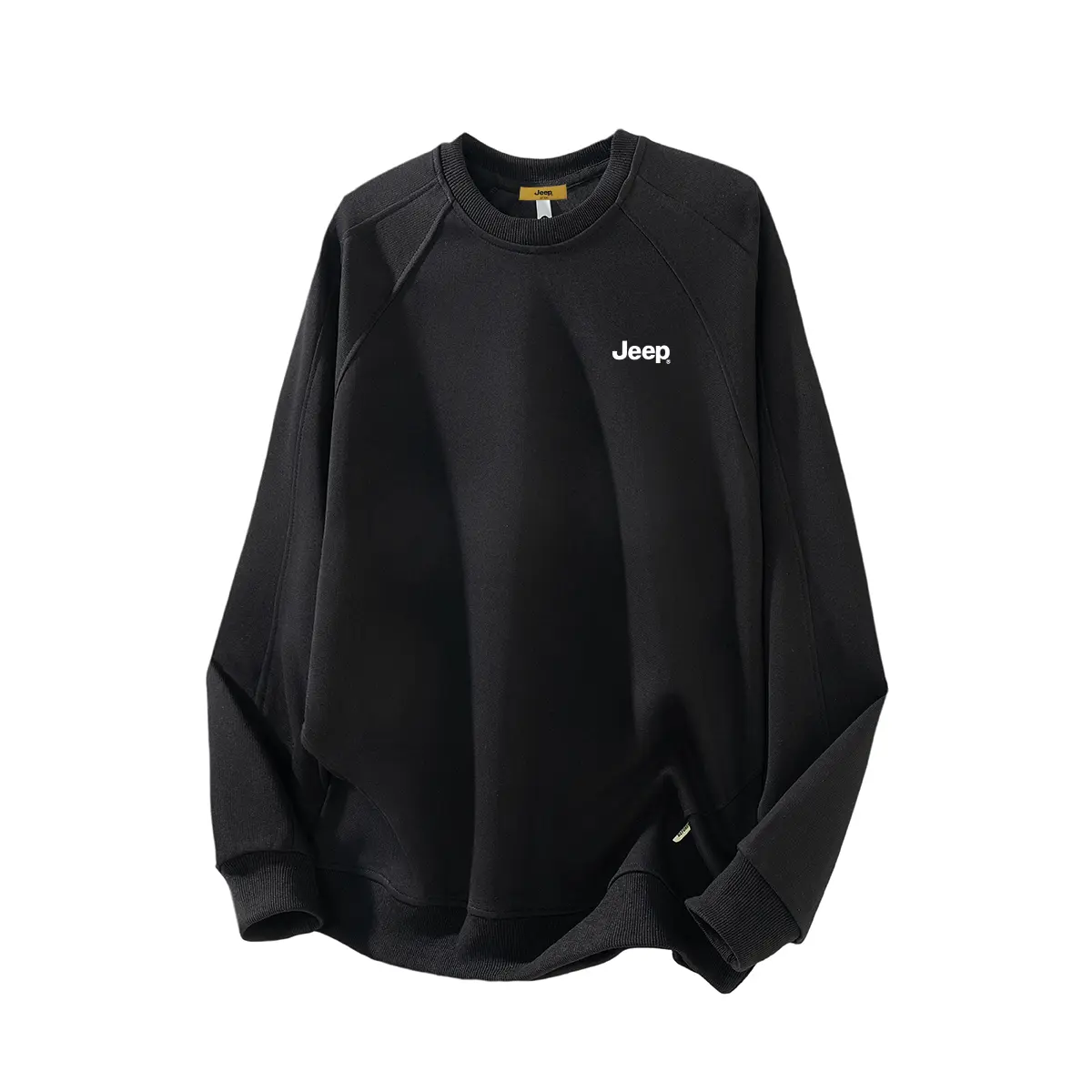 

Свитшот Unisex Crew Neck Moderate Regular Jeep, черный