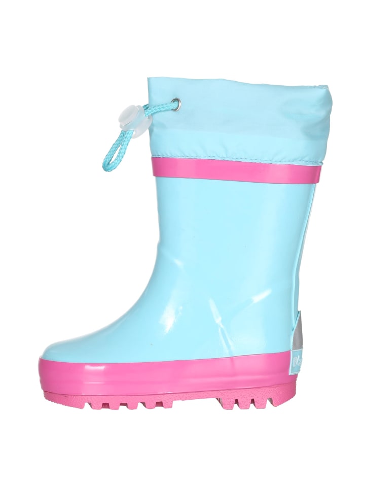 

Резиновые сапоги Playshoes Gummistiefel Basic gefüttert, бирюзовый