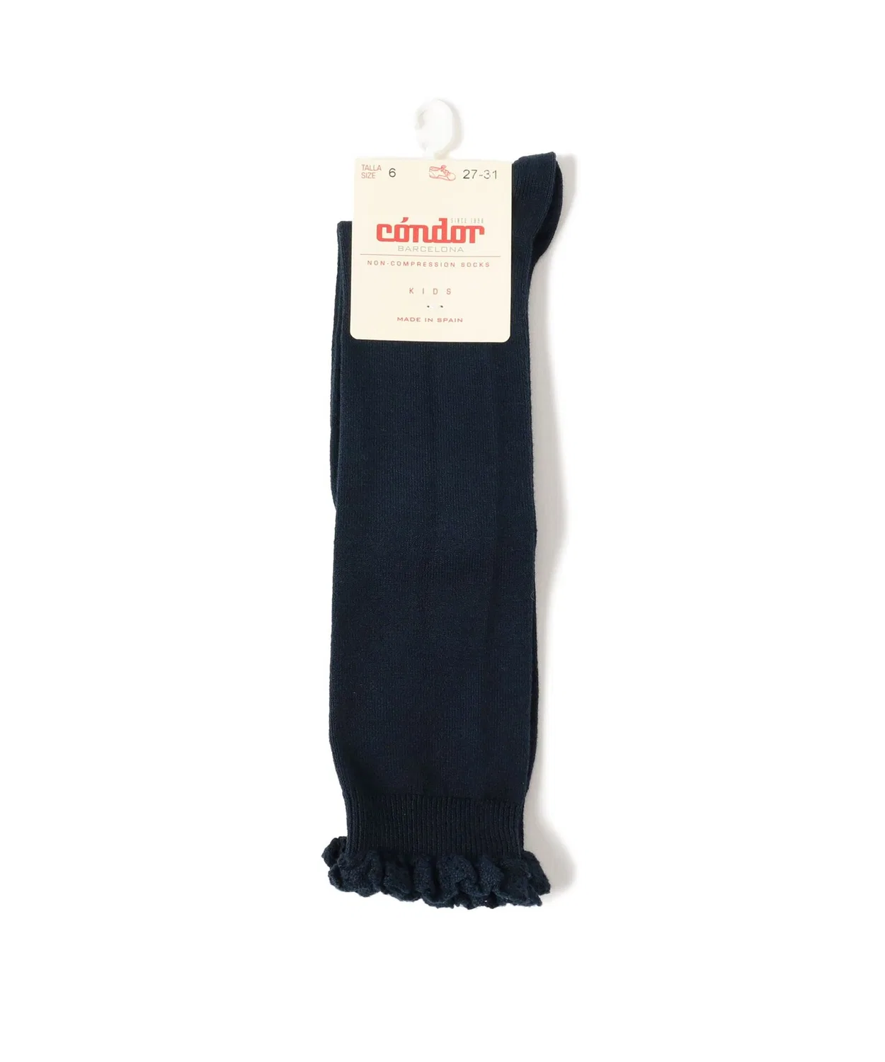 Гольфы детские с рюшами CONDOR индиго
