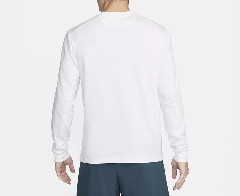 Мужская рубашка с длинным рукавом Nike Dri-FIT Primary, белый — фото 4