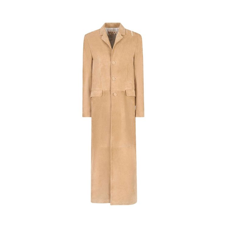 

Пальто Marni Soft Suede Duster Coat, Pale Peach