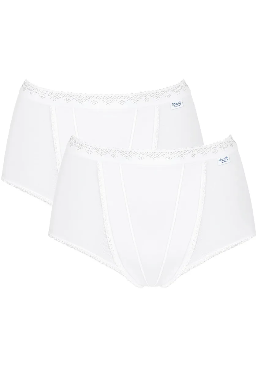 

Sloggi Трусы Maxi "Control Maxi 2P" (упаковка, 2 шт.), форменные трусы, двойные передние, белый