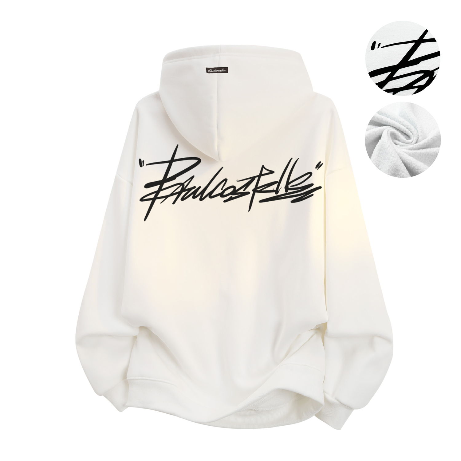 

Свитшот Unisex PAUL COSTELLOE, черный (с флисовой подкладкой)