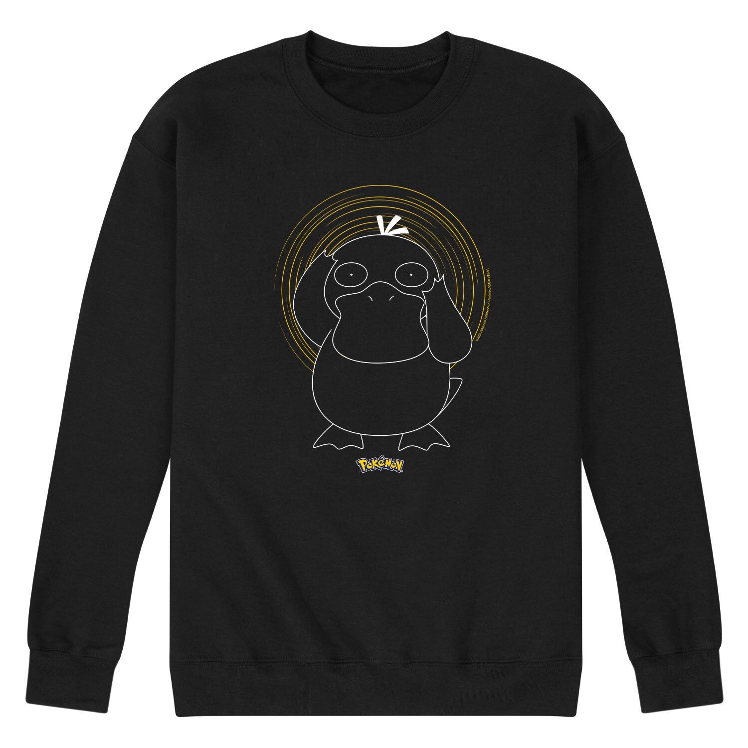 

Мужская толстовка со спиралью Pokemon Psyduck Licensed Character