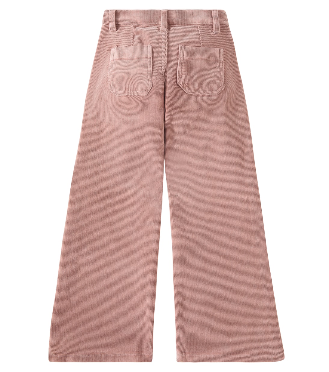 Широкие брюки из хлопкового вельвета Enola La Coqueta, Dusty Pink — фото 4