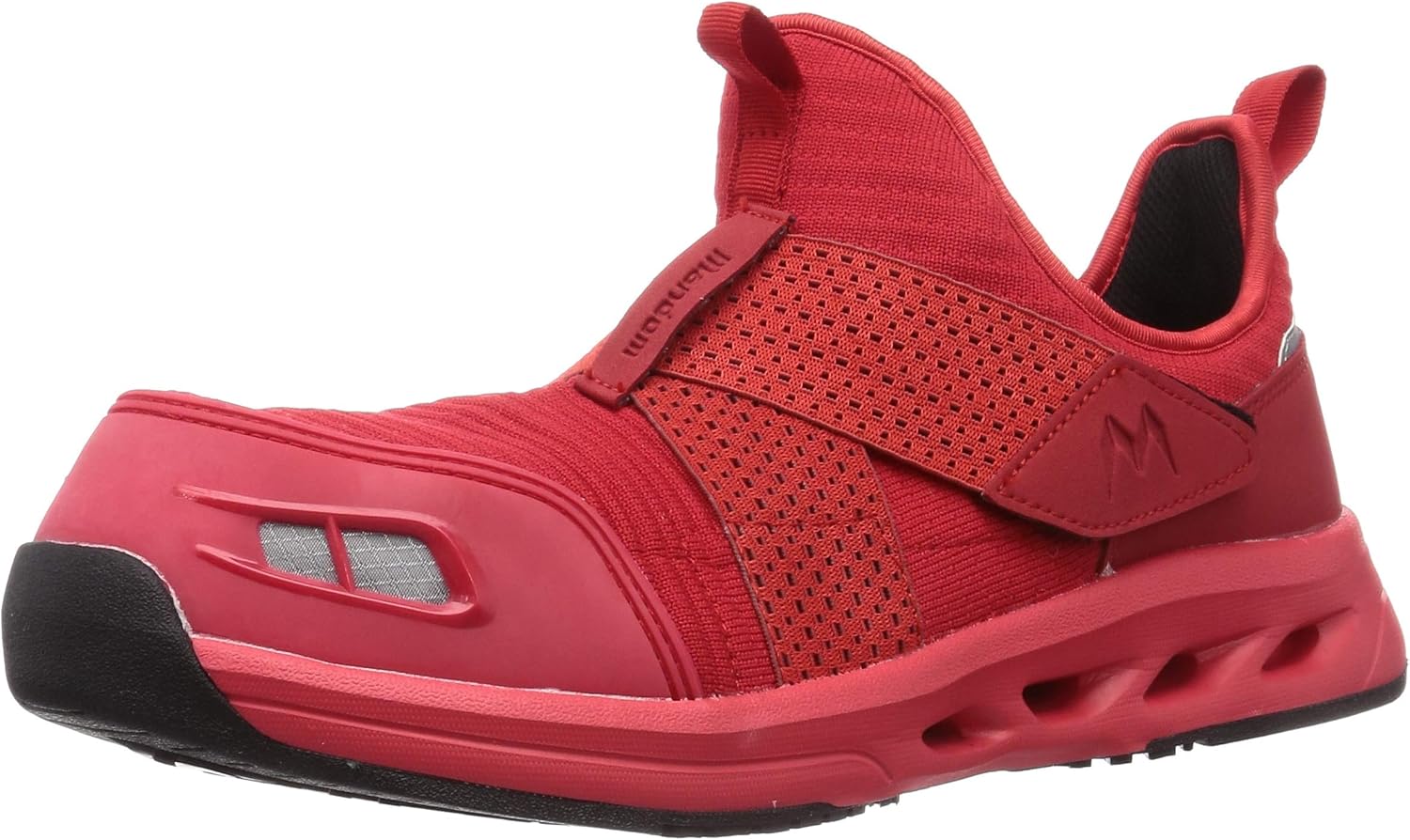 

Рабочие ботинки Margo 006 JSAA Type A Mandum для сухой работы, защитная обувь, без шнурков, с высокой вентиляцией, для работы в условиях кондиционирования воздуха, со стальным носком, маслостойкие Marugo, красный