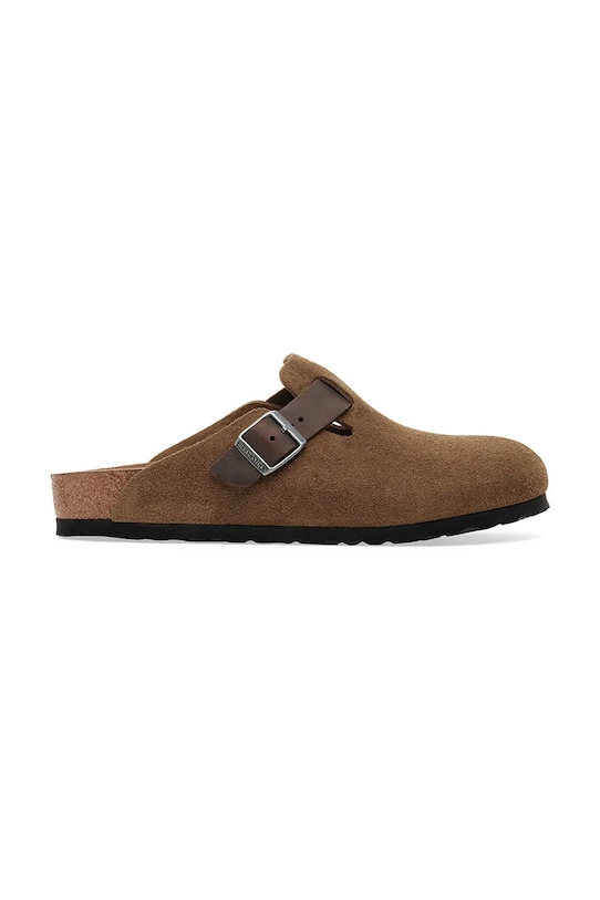 

Замшевые шлепанцы Boston Birkenstock, коричневый