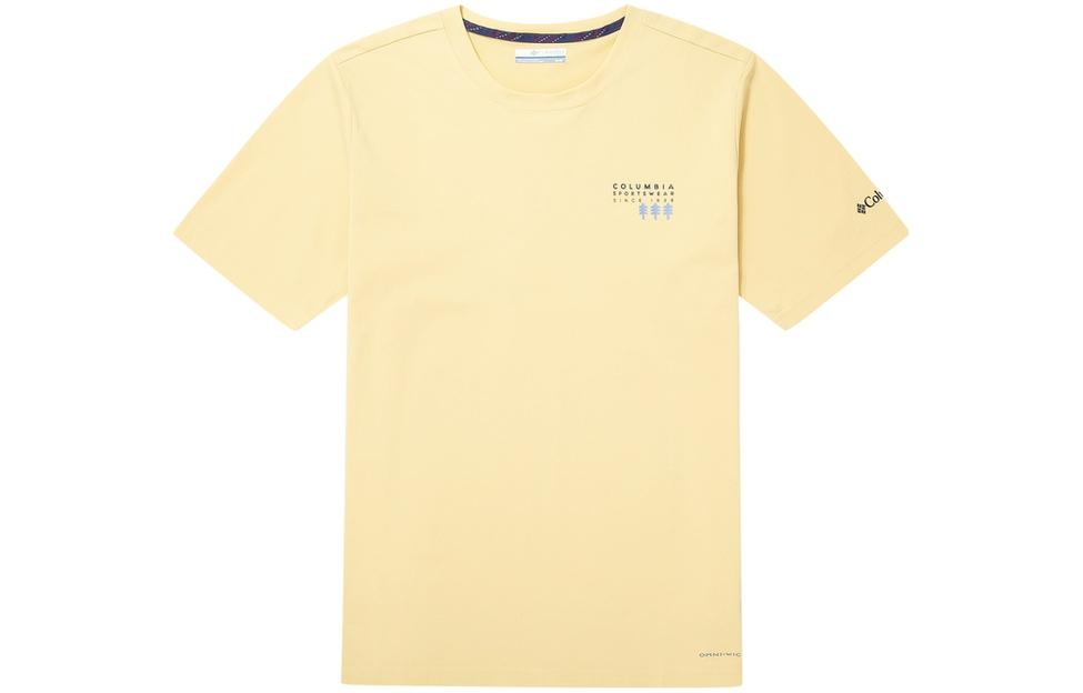 

Columbia Футболка мужская желтая, Желтый, Columbia Футболка мужская желтая