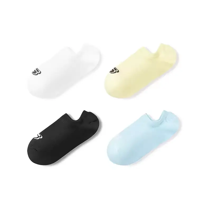 

Женские носки-невидимки, 4 пары Skechers, 4 Pack (White/Black/Baby Blue/Custard)