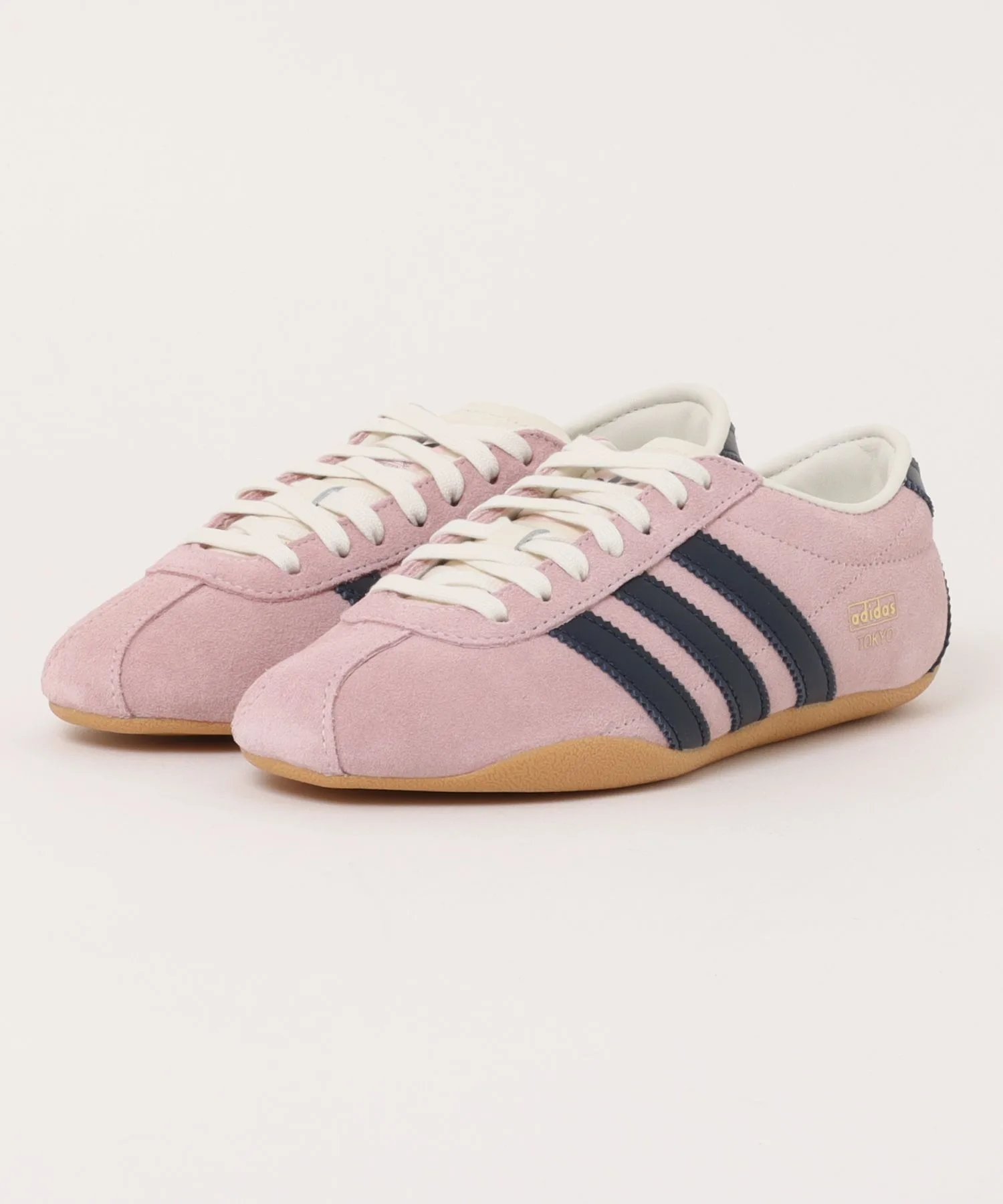 Женские кроссовки из натуральной кожи adidas TOKYO JQ7108 розовые